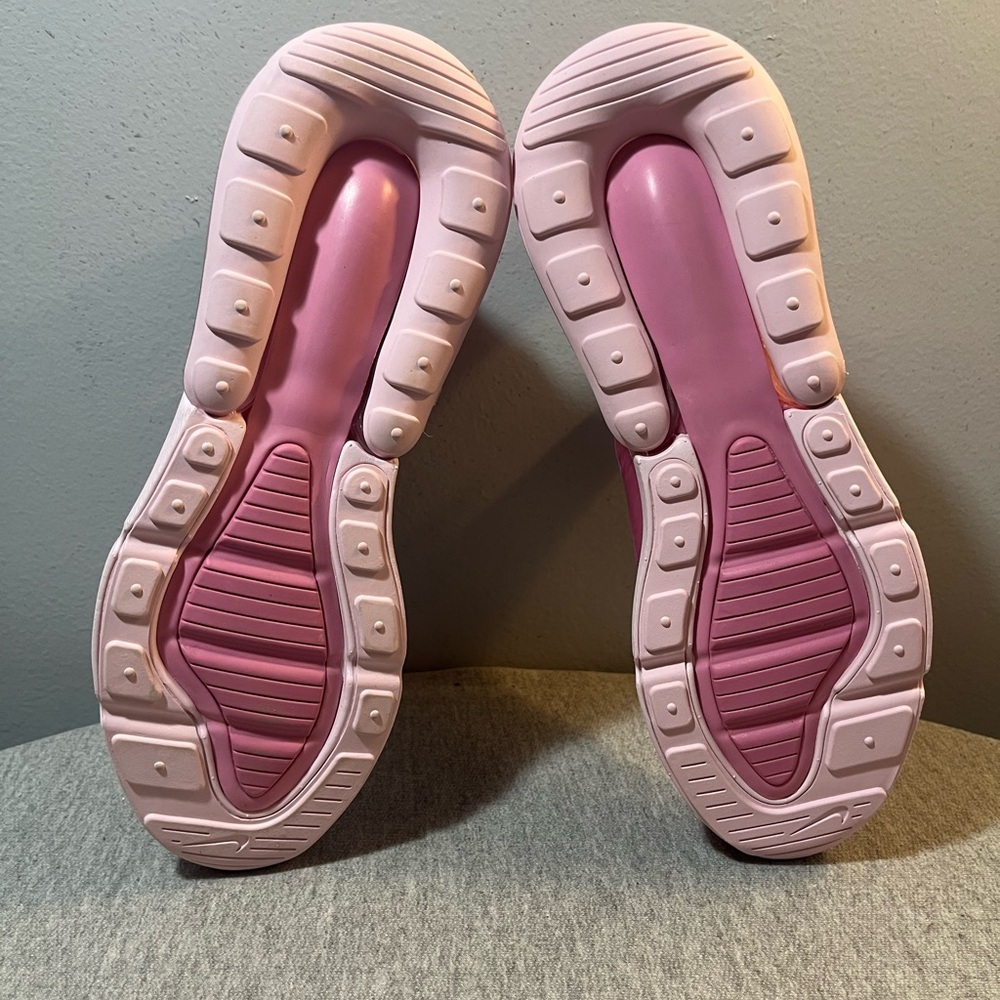 Nike Air Max 270 BG Flamingo Pink Pink Foam Size 6.5Y/ Women's Size 8 HQ1553-646 - Picture 6 of 11